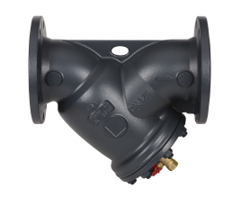 Фильтр сетчатый фланцевый FVF DN50 со сливным краном (065B7731), Danfoss