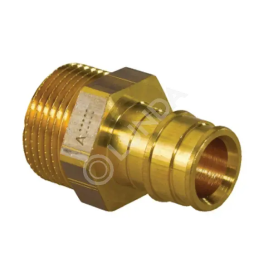 Штуцер Q&E латунный 20х1/2" НР (1033437), Uponor