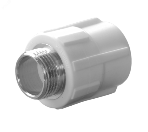 Муфта PP-R комбинированная 32х1" НР (9000003201), Политэк фото 1