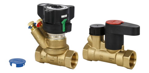 Клапаны балансировочный MSV-BD и запорный MSV-S DN25 комплект (003Z4153)(003Z4053), Danfoss фото 1