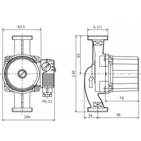 Насос циркуляционный STAR-RS 25/4-130 (4033776), Wilo фото 2