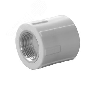 Муфта PP-R комбинированная 25х1/2" ВР (9100002512), Политэк фото 1