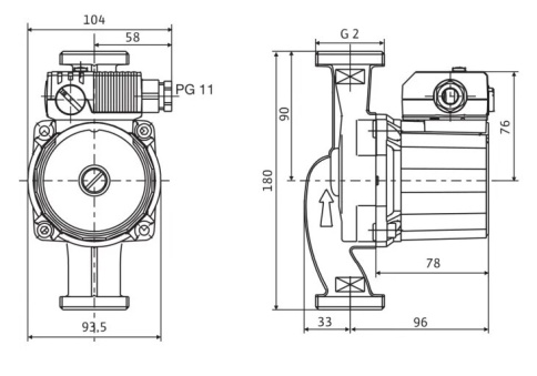 Насос циркуляционный STAR-RS 30/6 (4119791), Wilo фото 4